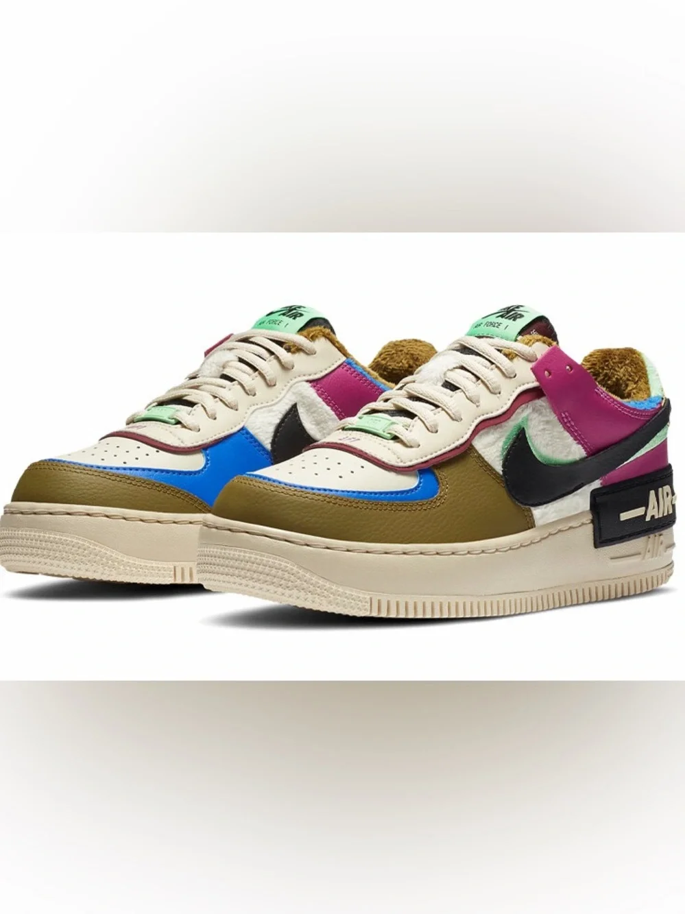 Nike Air Force 1 Shadow SE Cactus Flower Sneakers Size 7.5